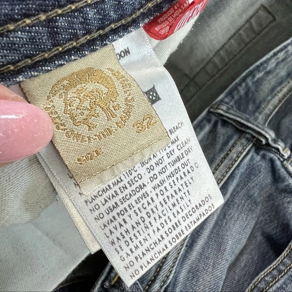 Diesel Jeans Men 32 X 30 Zantiny Bootcut Medium Wash Y2K CL - Picture 9 of 11